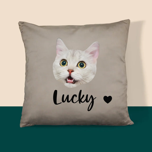 Ihr Avatar: Der Kopf Deines Kätzchens - Kissen