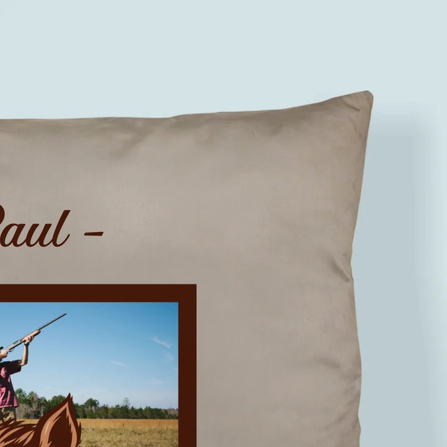 Fotocollage: Wildschwein Bändiger - Kissen