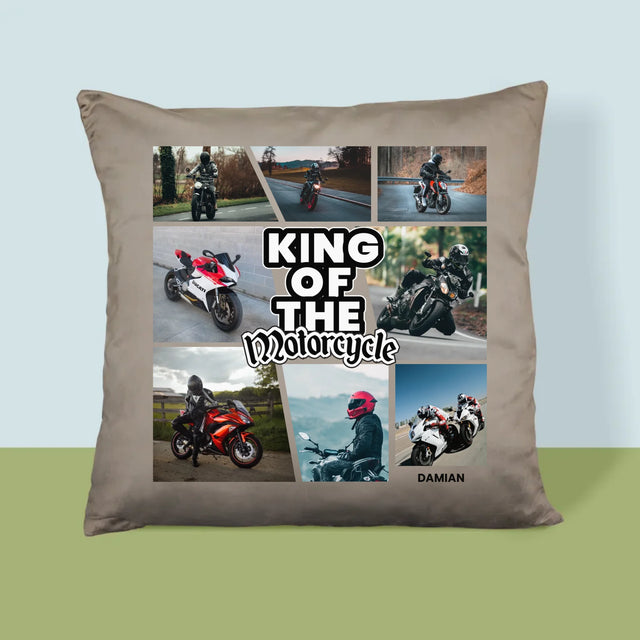 Fotocollage: King Of The Motorcycle - Kissen