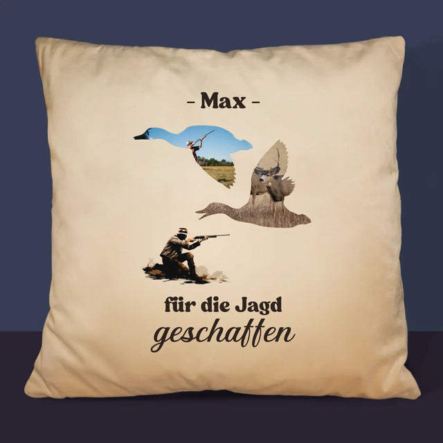 Form-Collage: Für Die Jagd Geschaffen - Kissen
