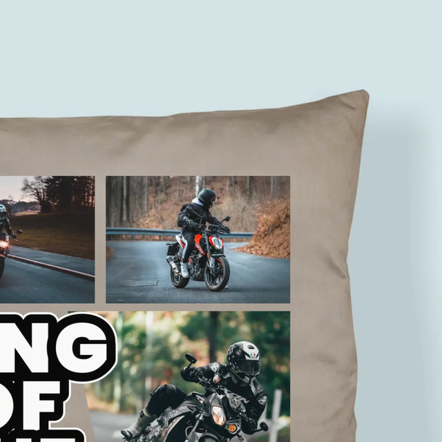 Fotocollage: King Of The Motorcycle - Kissen