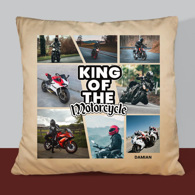 Fotocollage: King Of The Motorcycle - Kissen