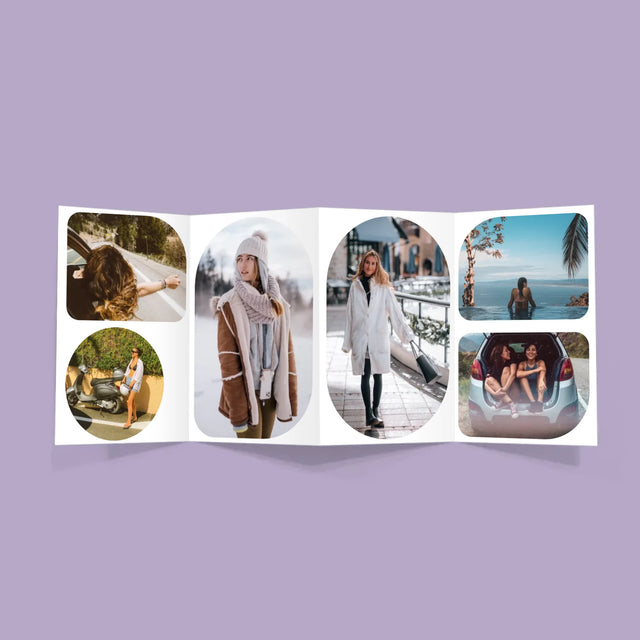 Fotocollage: Formen - Fotos, Harmonikaartig Gefaltet