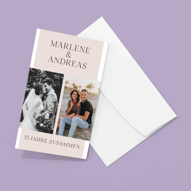 Fotocollage: Lieben Und Geliebt Werden - Fotos, Harmonikaartig Gefaltet