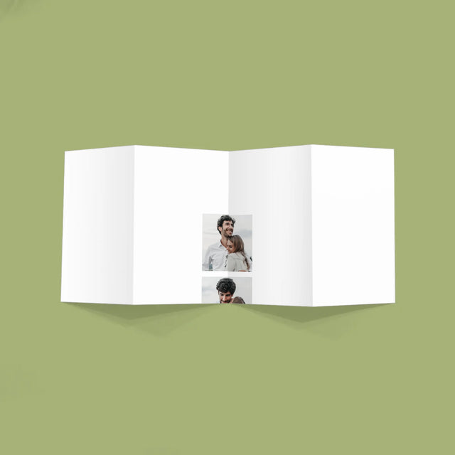 Foto Und Unterschrift: Für Den Besten Freund - Fotos, Harmonikaartig Gefaltet