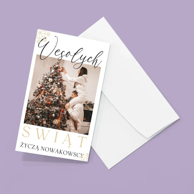 Fotocollage: Weihnachtswünsche - Fotos, Harmonikaartig Gefaltet