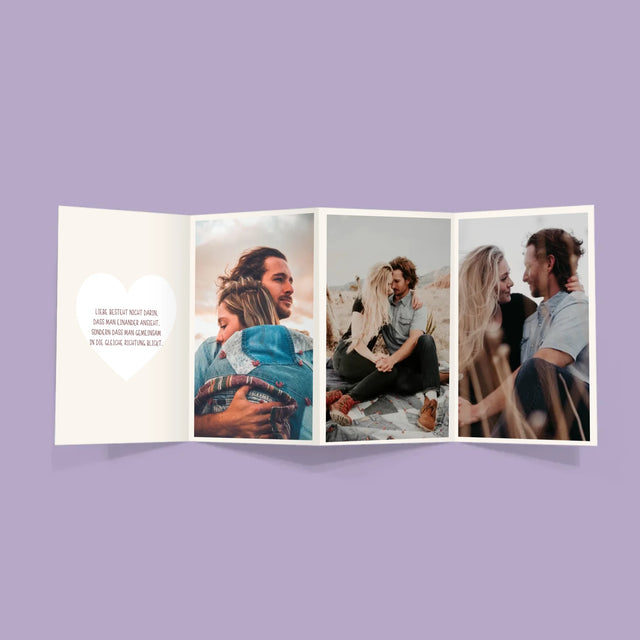 Avatar Creator: Paar Herz - Fotos, Harmonikaartig Gefaltet