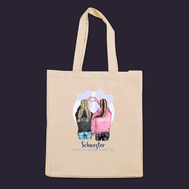 Charakter-Ersteller: Winterfreunde – Canvas-Tasche | DE