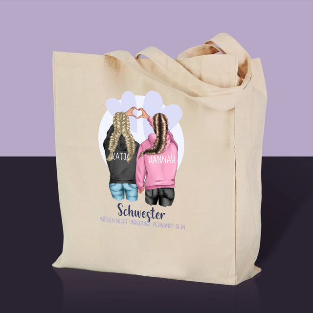 Charakter-Ersteller: Winterfreunde – Canvas-Tasche | DE