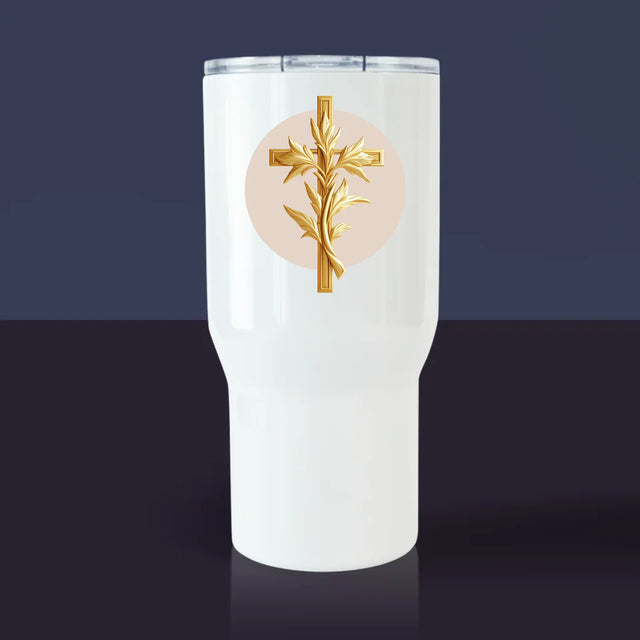 Name Und Unterschrift: Dank An Den Pfarrer - Thermobecher Weiß