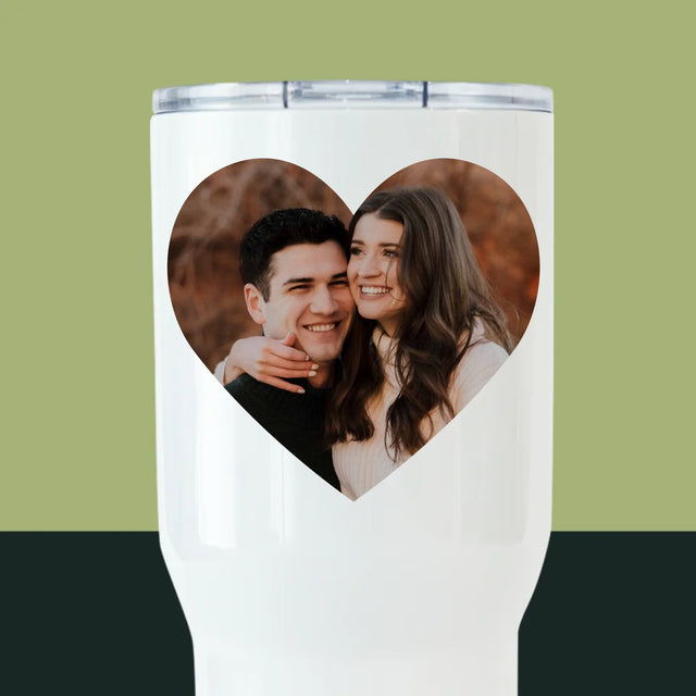 Foto Und Unterschrift: Bester Freund-Empfohlen - Thermobecher Weiß