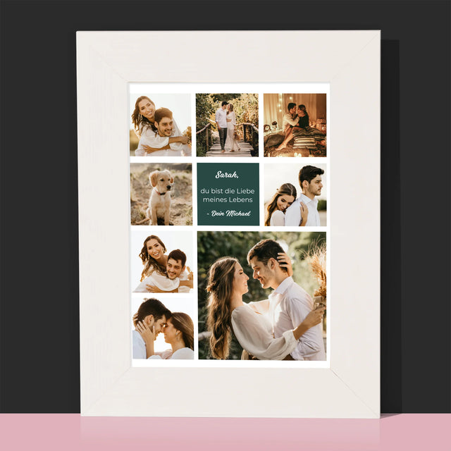 Fotocollage: Liebe Collage - Bilderrahmen
