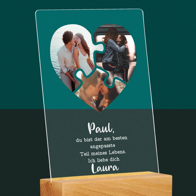 Fotocollage: Valentinstag-Puzzle - Druck Auf Acrylglas
