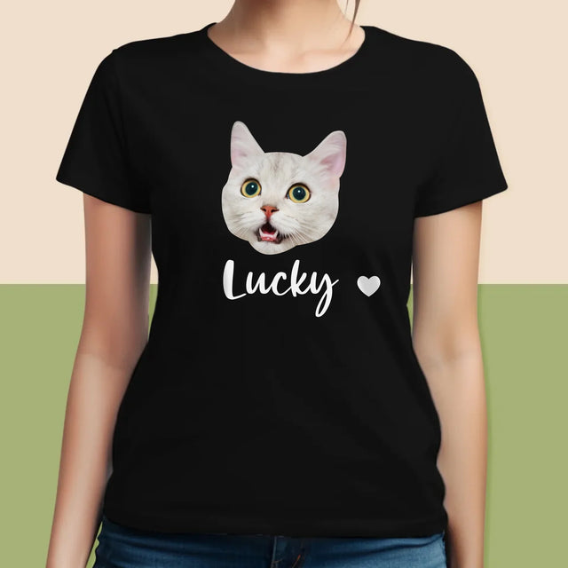 Ihr Avatar: Der Kopf Deines Kätzchens - T-Shirt Für Damen
