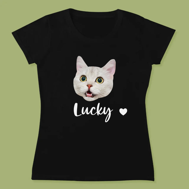 Ihr Avatar: Der Kopf Deines Kätzchens - T-Shirt Für Damen