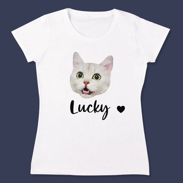 Ihr Avatar: Der Kopf Deines Kätzchens - T-Shirt Für Damen