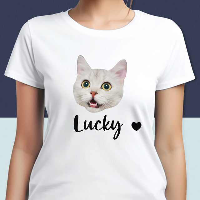 Ihr Avatar: Der Kopf Deines Kätzchens - T-Shirt Für Damen