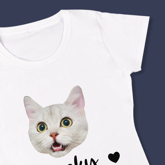 Ihr Avatar: Der Kopf Deines Kätzchens - T-Shirt Für Damen