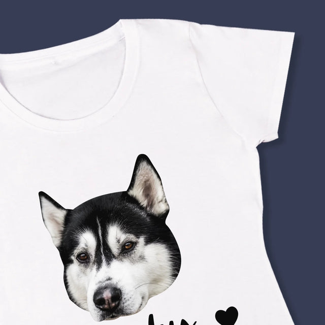 Ihr Avatar: Der Kopf Deines Hundes - T-Shirt Für Damen