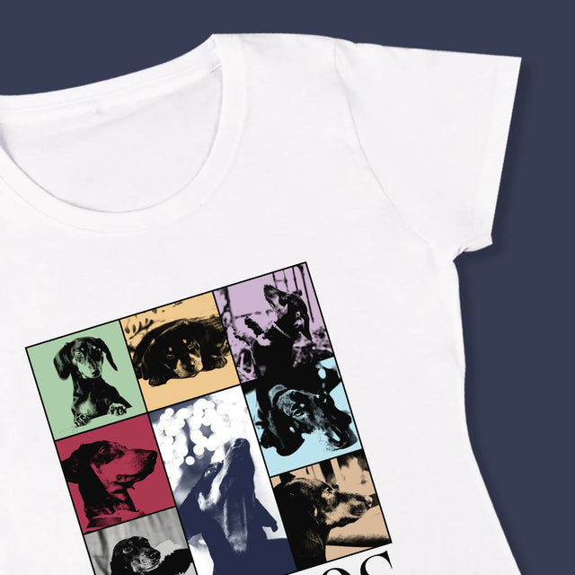 Fotocollage: Haustier Wie Taylor - T-Shirt Für Damen
