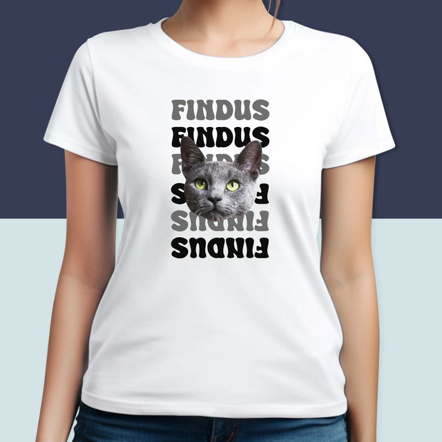 Ihr Avatar: Haustierfoto Mit Namen - T-Shirt Für Damen