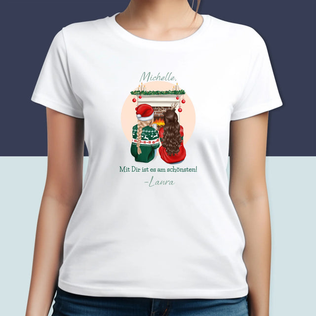 Avatar Creator: Beste Freundinnen Weihnachten - T-Shirt Für Damen