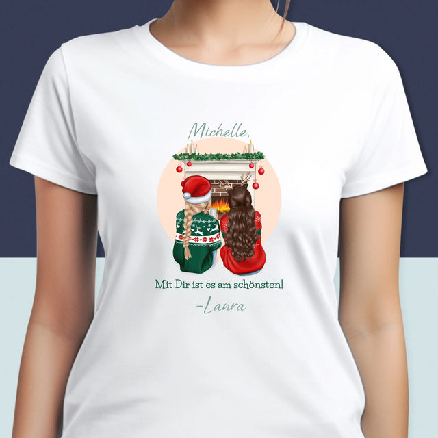 Avatar Creator: Beste Freundinnen Weihnachten - T-Shirt Für Damen