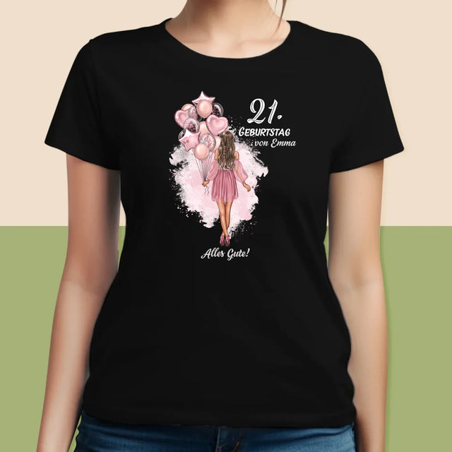 Avatar Creator: Geburtstag Luftballons - T-Shirt Für Damen