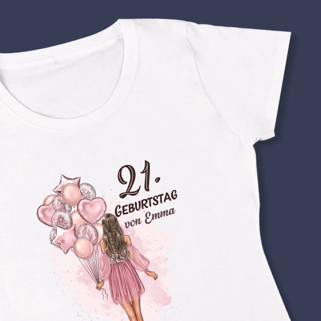 Avatar Creator: Geburtstag Luftballons - T-Shirt Für Damen