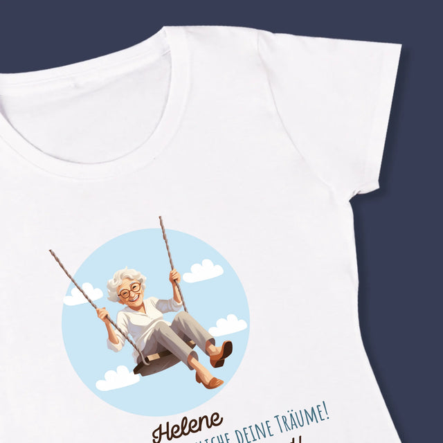 Name Und Unterschrift: Erfülle Deine Träume - T-Shirt Für Damen