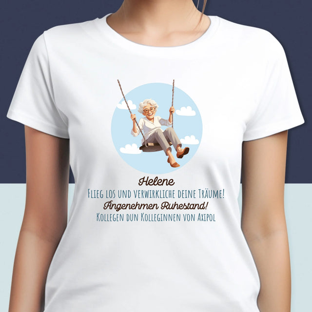 Name Und Unterschrift: Erfülle Deine Träume - T-Shirt Für Damen