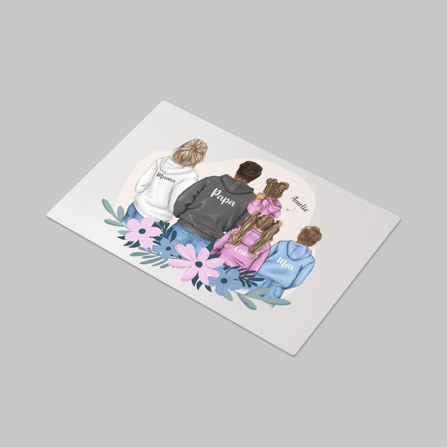 Avatar Creator: Familie Mit Kindern - Schreibtischunterlage