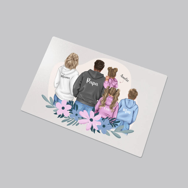 Avatar Creator: Familie Mit Kindern - Schreibtischunterlage