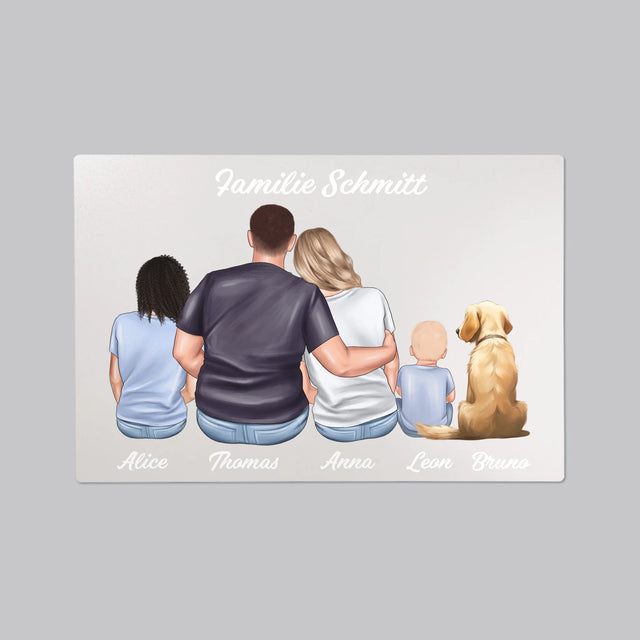 Avatar Creator: Familienporträt - Schreibtischunterlage