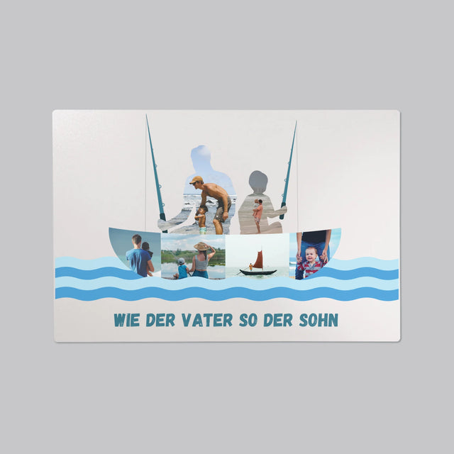 Form-Collage: Wie Der Vater So Der Sohn - Schreibtischunterlage