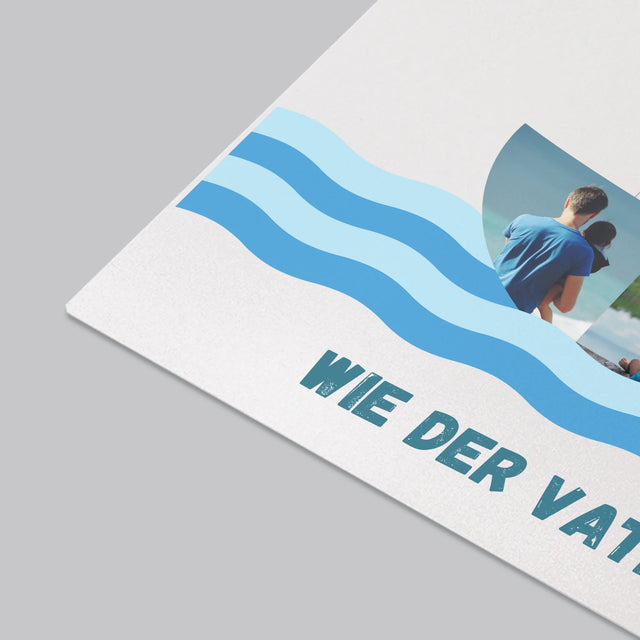 Form-Collage: Wie Der Vater So Der Sohn - Schreibtischunterlage