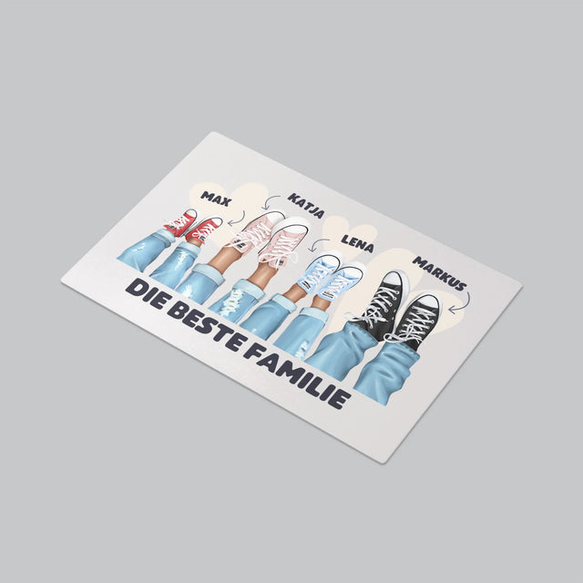 Avatar Creator: Familie Sneakers - Schreibtischunterlage