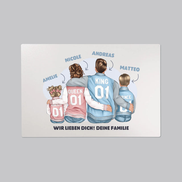 Avatar Creator: Hoodie-Familie - Schreibtischunterlage