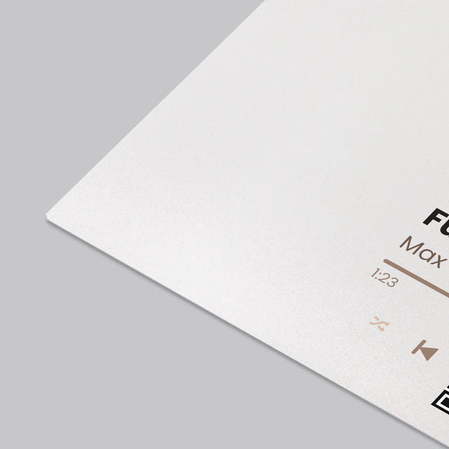 Foto Und Unterschrift: Unser Lied - Herz-Qr-Code - Schreibtischunterlage