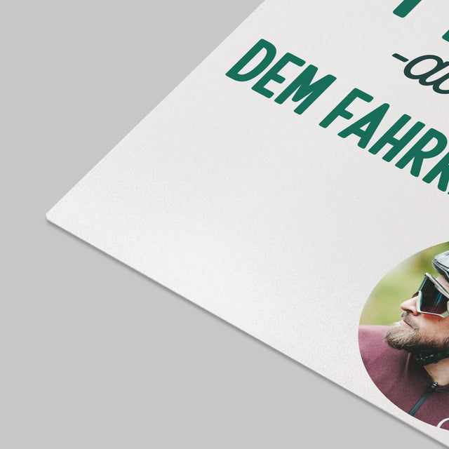 Form-Collage: Das Leben Ist Besser Auf Dem Fahrrad - Schreibtischunterlage