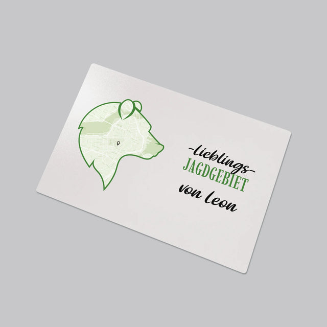 Ihr Standort: Lieblings Jagdgebiet - Schreibtischunterlage