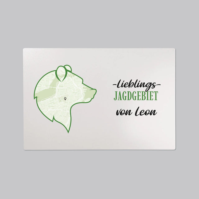 Ihr Standort: Lieblings Jagdgebiet - Schreibtischunterlage