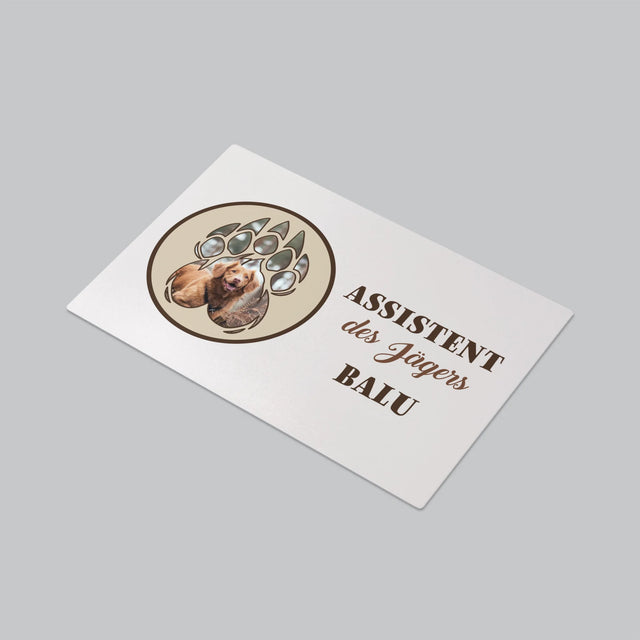 Form-Collage: Assistent Des Jägers - Schreibtischunterlage