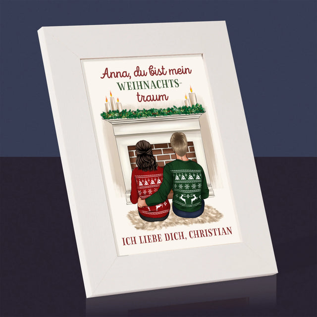 Avatar Creator: Weihnachtspaar - Bilderrahmen