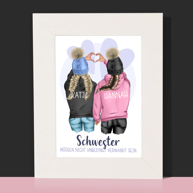 Avatar Creator: Winter Freundinnen - Bilderrahmen