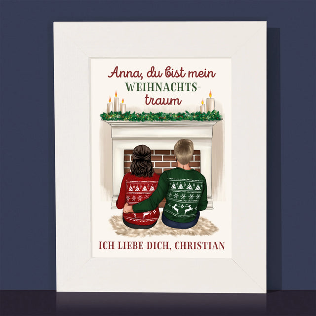 Avatar Creator: Weihnachtspaar - Bilderrahmen