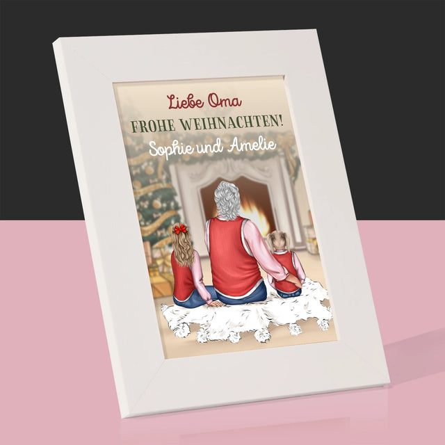 Avatar Creator: Frohe Weihnachten, Oma! - Bilderrahmen