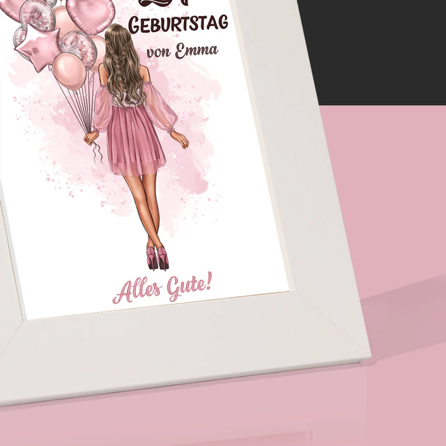 Avatar Creator: Geburtstag Luftballons - Bilderrahmen