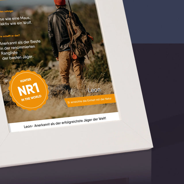 Magazin-Cover: Best Hunter - Bilderrahmen