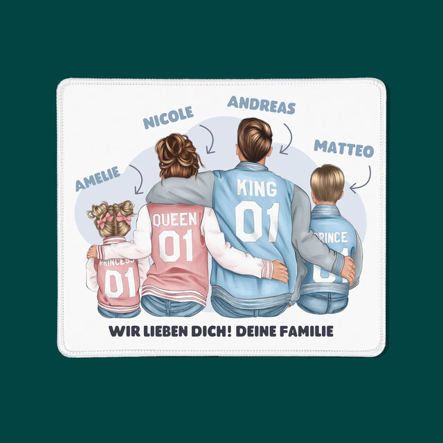 Avatar Creator: Hoodie-Familie - Mauspad